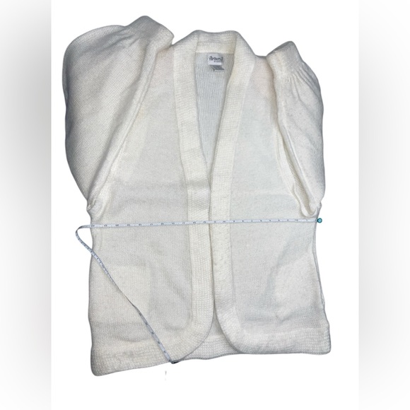 Vintage Partners II by Mervyn's Women's Ivory Cardigan w/Pockets & Bell Cuff 26W - Picture 5 of 8